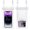 Waterproof Phone Pouch with Lanyard Touchscreen Clear Leakproof Kayaking Swimming Floating Universal 5-7.7