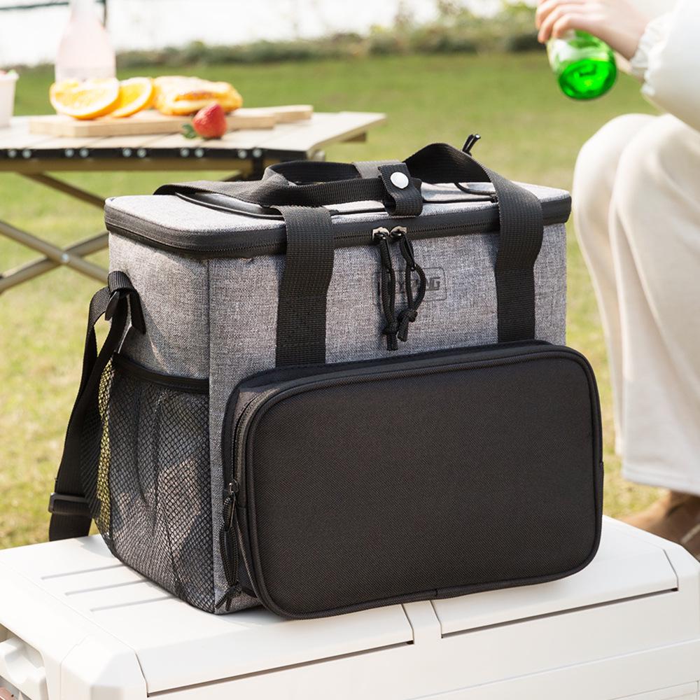 Oxford Cloth Multifunctional Insulated Picnic Bag - Large Capacity, Waterproof, Ideal for Outdoor Camping