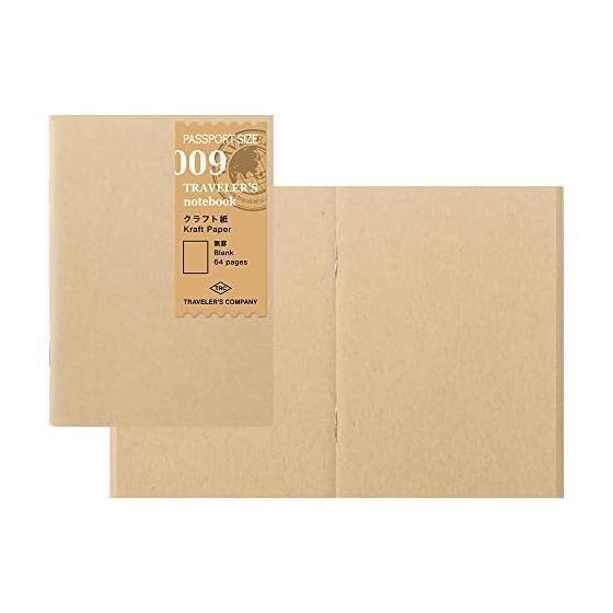 Travelers Company Блокнот Travelers Note Сменный блок Крафт-бумага 2 шт. Размер Паспорт 14373006