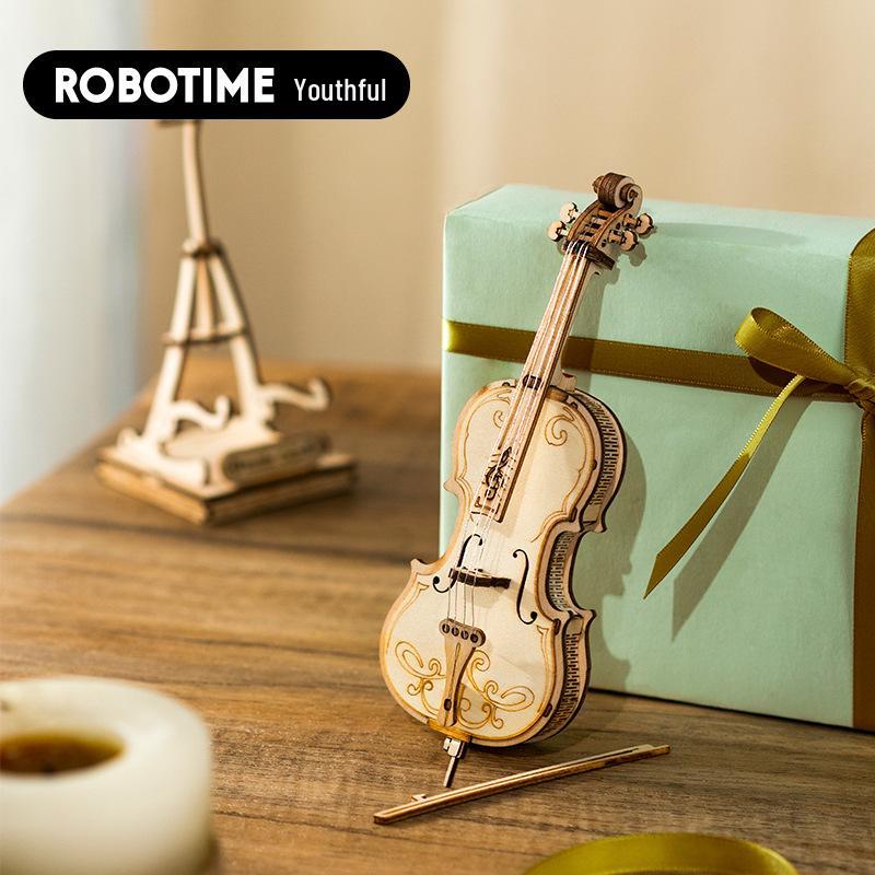 Rorate Rolai 3D Wooden Jigsaw Puzzle - Handmade Desktop Ornament & Educational Toy