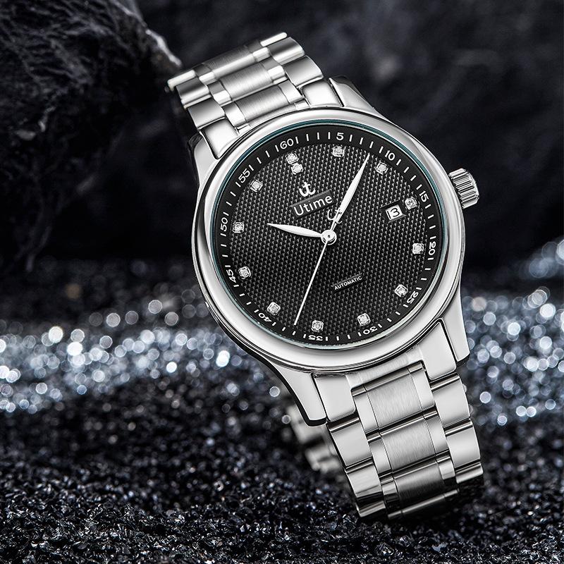 Utime High-End Mechanical Watch Male Guangzhou Watch Business Waterproof Men'S Watch Automatic Mechanical Watch Male