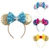 Blingy Minnie Mouse Headbands With Sparkling Glitter For Girls