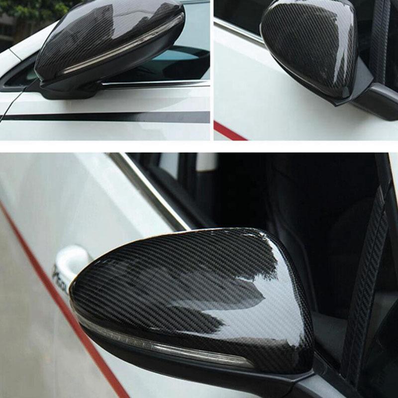 For KIA K3 Cerato Forte - ABS Auto Car Styling Body Side Door Rearview Mirror Cover Cap Horns Shell Housing Sticker Trim