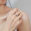 1 Carat Moissanite Classic Six-Claw S925 Silver Ring for Women