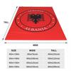 Albanien Flagge Decken Fleece Sofa Überwurfdecke Super Weiche Überwurfdecken für Zuhause Schlafzimmer Outdoor Decken Tagesdecke Steppdecke