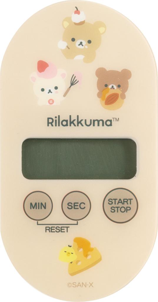 Rilakkuma Kitchen H105 x W55 x D20mm San-X Timer, Pink, EM33602,