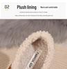 Warm Cotton Cartoon Puppy Shoes for Girls - 2025 Winter New Korean Style Toddler Loafers