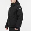 Adidas Big Baffle Zip-Up Hooded Down Jacket Men Outerwear Black GT6538