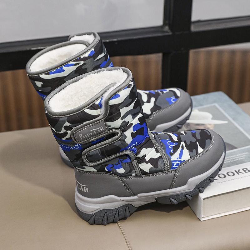 Podzim a zima 2024 Chlapecké/dívčí venkovní teplé dětské sněhule Velká velikost 31-40