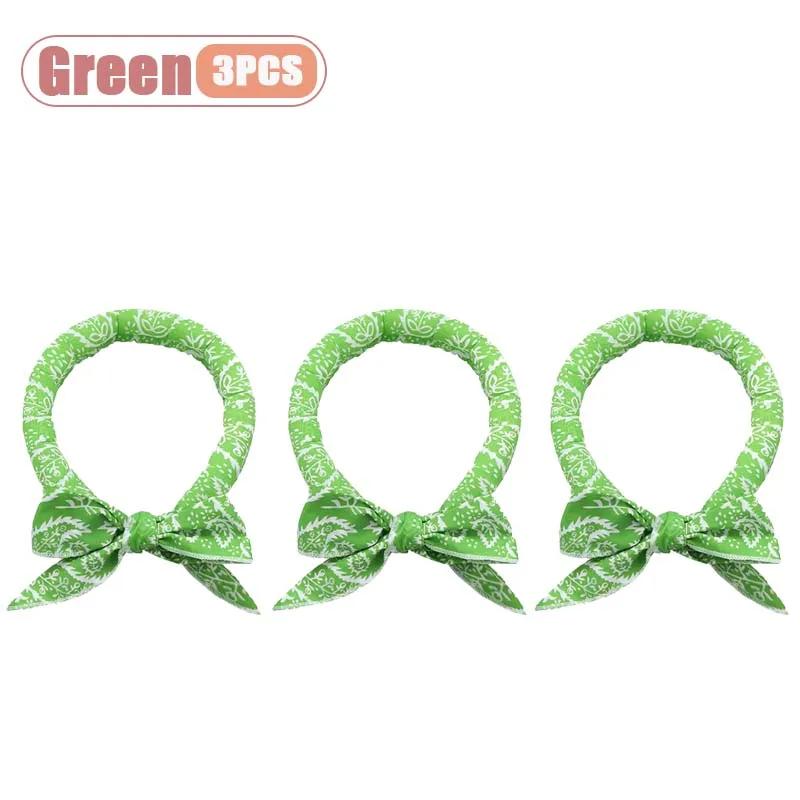 1-20PCS Summer Pet Cooling Scarf for Cats Dogs Ice Collar Cartoon Design Breathable Heat Relief Outdoor Travel Accessory