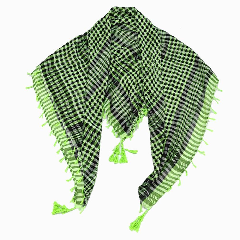 with Tassel Head Neck Scarf Costume Desert Scarf Arabic Scarf Arab Shemagh Headscarf for Men Women