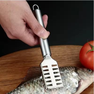 Stainless Steel Fish Scale Planer Household Fish Scale Removal Tool Fish Scale Scraping Tool Multifunctional Descaling Brush