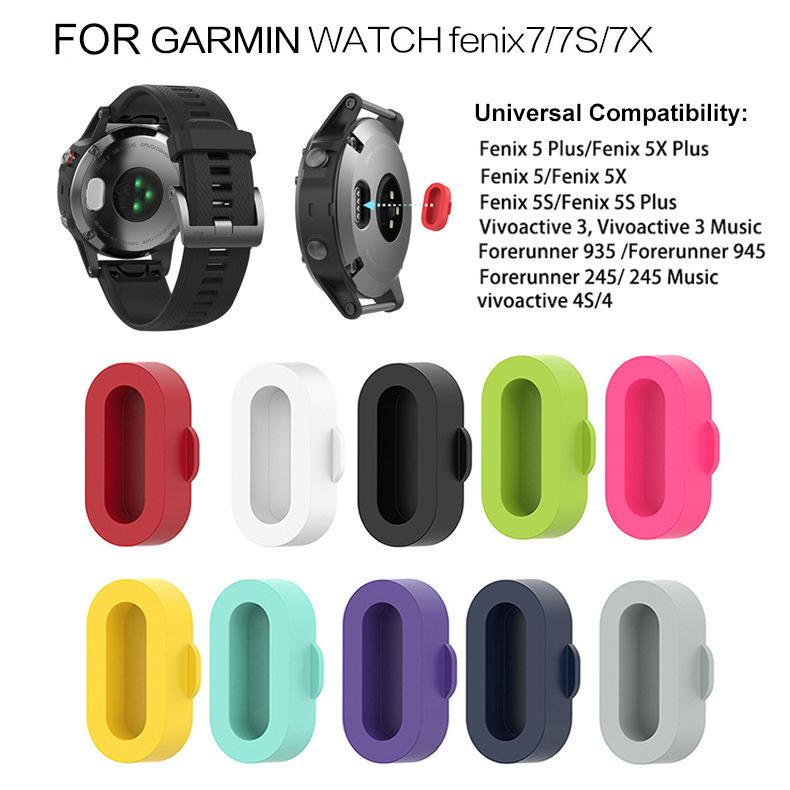 Prachotěsný ochranný kryt nabíjecího portu pro Garmin Fenix ​​8 7 7S 7X 6 6X 5 5S 5X Forerunner 970 965 955 570 265 255 Instinct E
