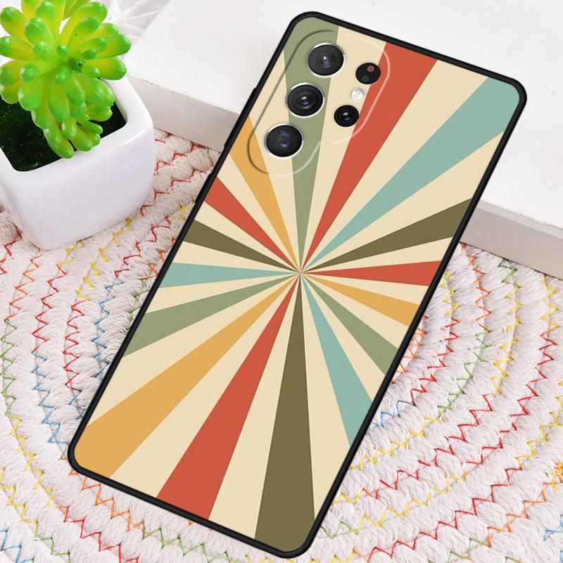 

Retro Stripes Aesthetic Vintage soft Phone Case For Samsung Galaxy note 10 pro S26 S25 S24 S23 S22 Ultra Plus S21 FE S20 Cover Galaxy S24+