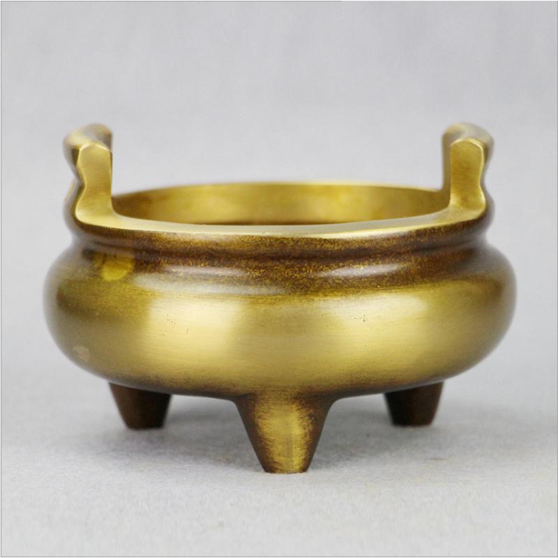 , drum-shaped , art, popular model of antique brass burner, incense tools for home and