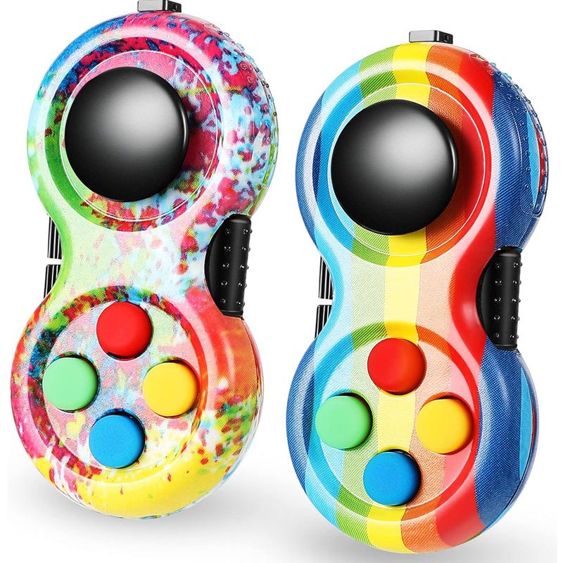 2Pcs Game Controller Pad Fidget Antistress Sensory Toys For Special Needs   Best Stress And Anxiety Relief Gifts