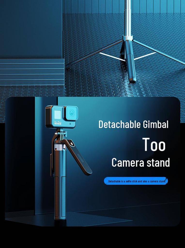 P180 Versatile Selfie Stick & Floor-standing Phone Holder with Bluetooth Remote Control