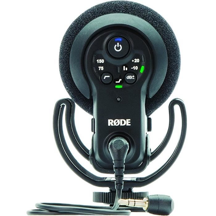 Rode microphone compact videomicpro + - pour caméra et appareil photo numérique