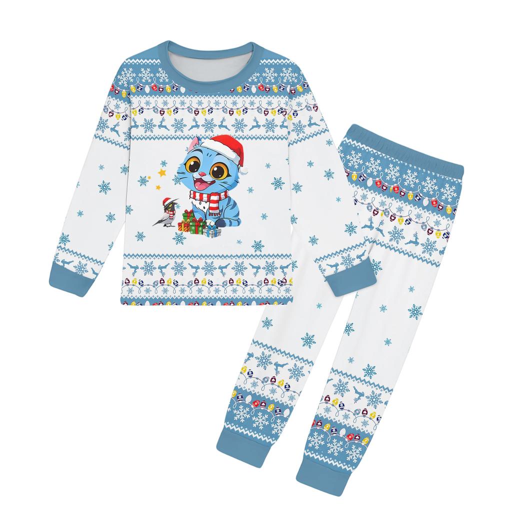 Girls Pants Set Kids Tee Shirt 2PCS Long Sleeve Cartoon Clothing Outfit