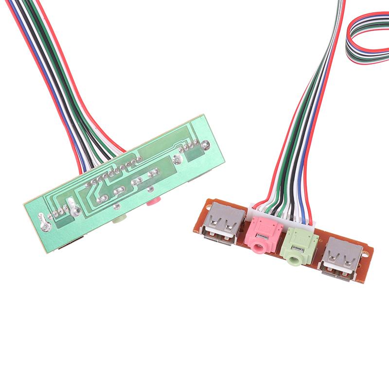 1Pc Computer Chassis Front Panel Audio Jack Front Usb Interface Host Front Bezel Cable