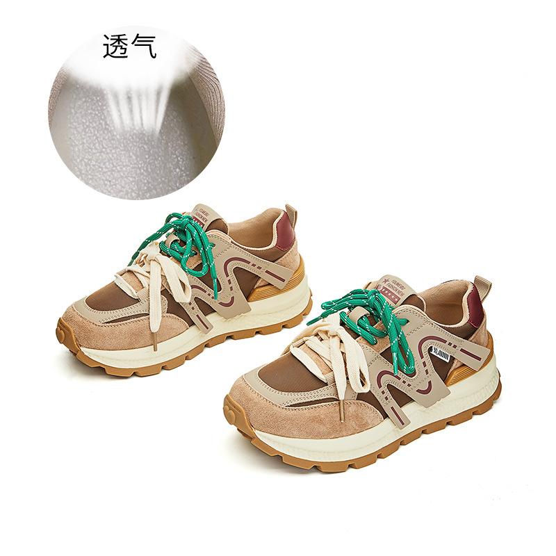 

Leather Forrest Gump shoes women s 2025 spring new women s sports shoes platform running shoes casual versatile shoes children 40