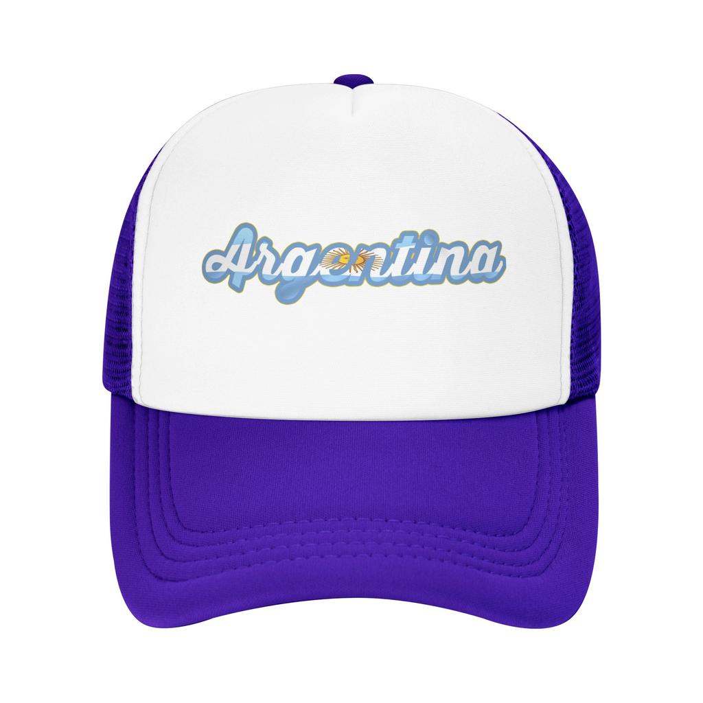 Argentina Flag Map Mesh Baseball Caps Adult Outdoor Sun Hat  Hats Adjustable Snapback Caps Trucker Cap Summer Trucker Hat