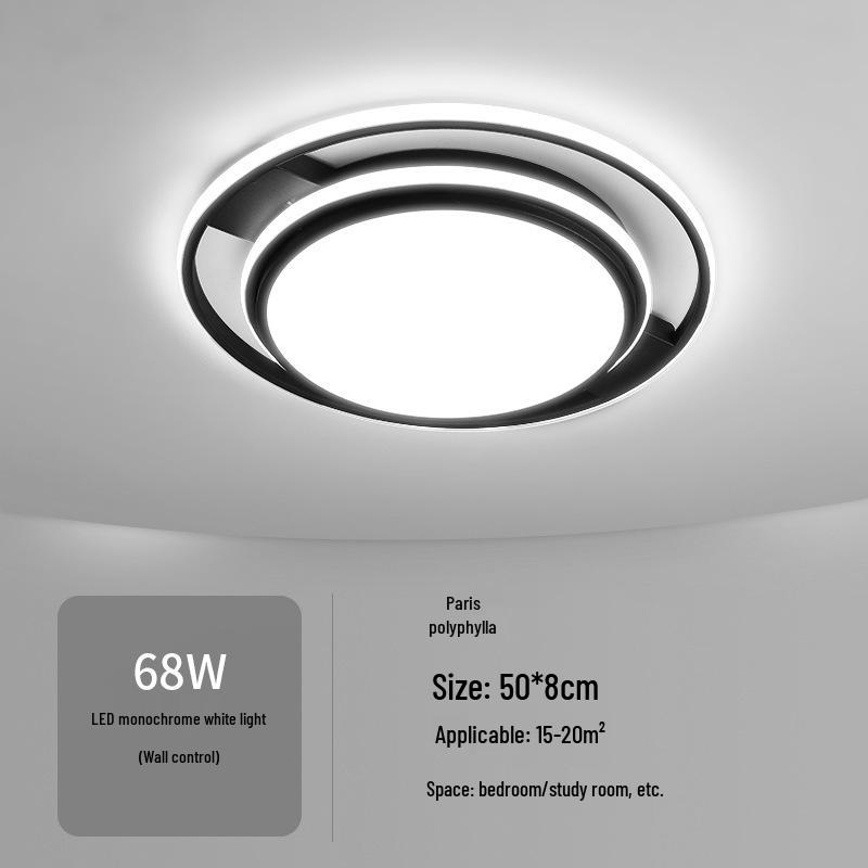 2024 LED Ceiling Light: Modern Minimalist Round Fixture for Bedroom, Living Room, Aisle, Corridor, and Balcony