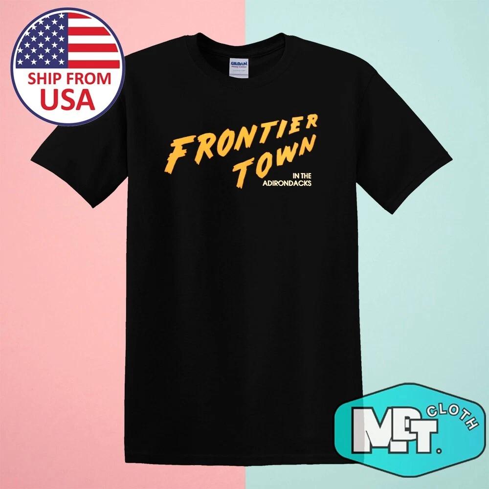 Frontier Town In The Adirondacks Men s Black Size S-5XL 4XL