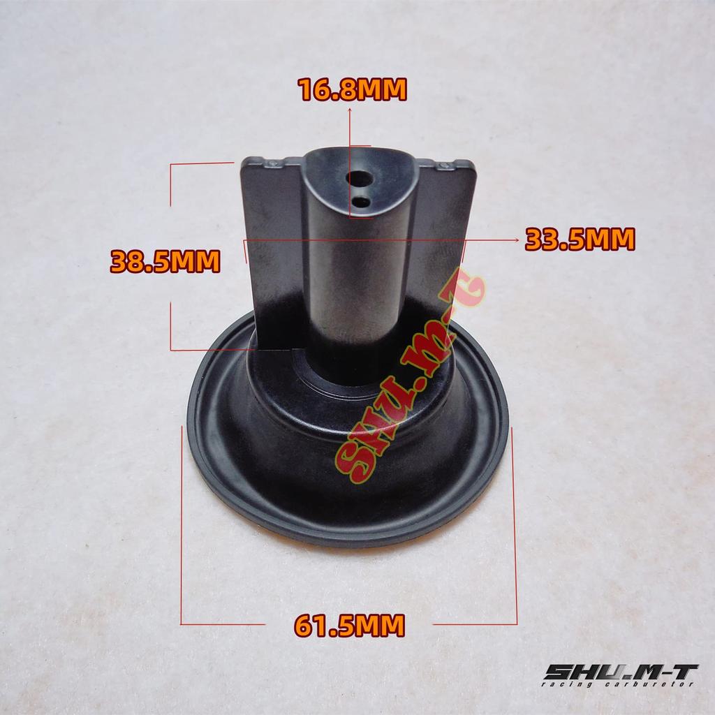 SHU.M-T Compatible with Kawasaki 250TR (TR250) Single Cylinder Motorcycle Carburetor Repair Kit, Plunger Diaphragm Assembly Included