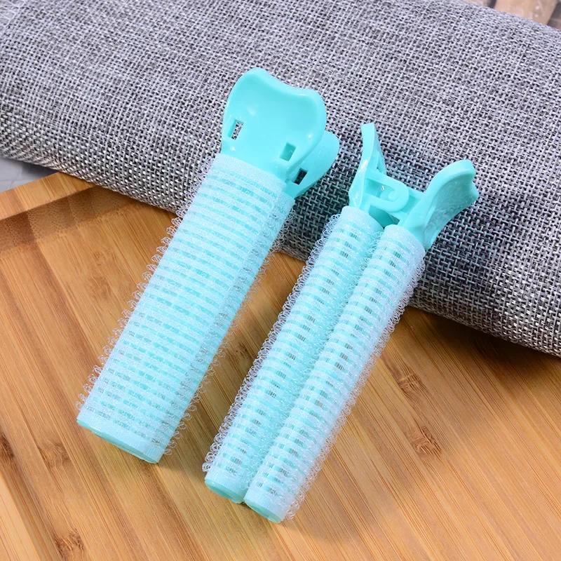 

2 шт. Зажим для корней волос без следов, пушистый, ленивая воздушная челка, самоклеящийся пушистый зажим для волос, устройство для завивки, плойка для лба, волосы