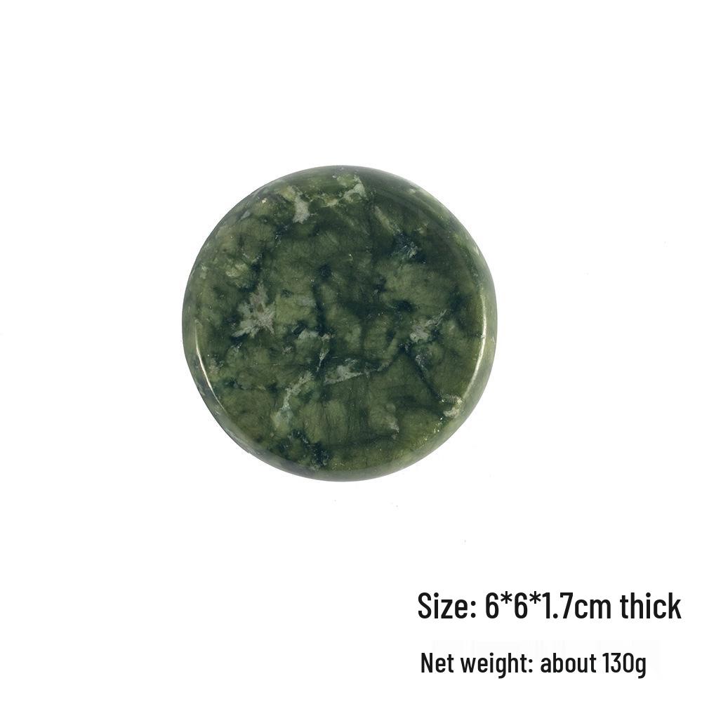 Olive Green Jade Thermostatic SPA Stone Set for Foot Massage & Essential Oil Therapy