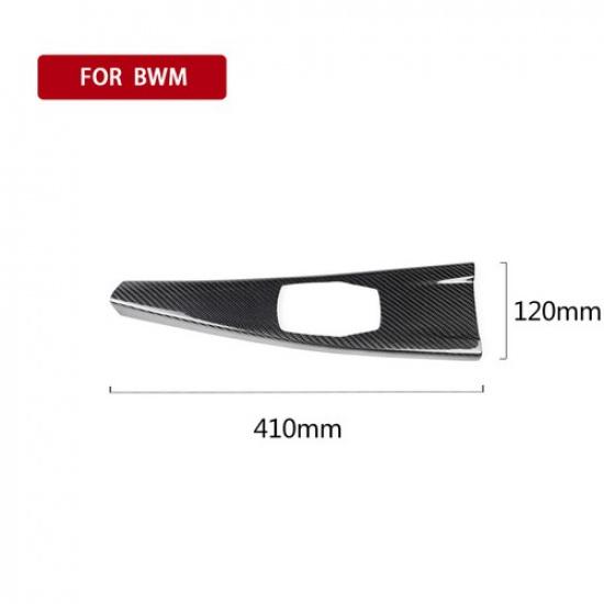 ABS Stil Fibră de Carbon Acoperire Panou Multimedia Trim Pentru BMW Seria 3 4 F30 13-18