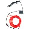 5M/3M/1M Car LED Atmosphere Light DIY Flexible Glow EL Wire Neon Cable Wire USB Lamp 2.3MM LED Strip Car Interior Lights