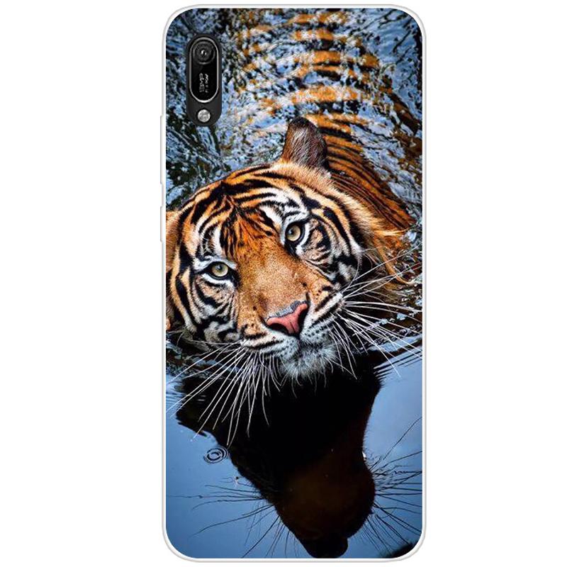 Custodia Silicone Per Huawei Y6 2018 – Trasparente Con Design Gatto E Farfalla – Cover Sottile Antiurto E Antigraffio