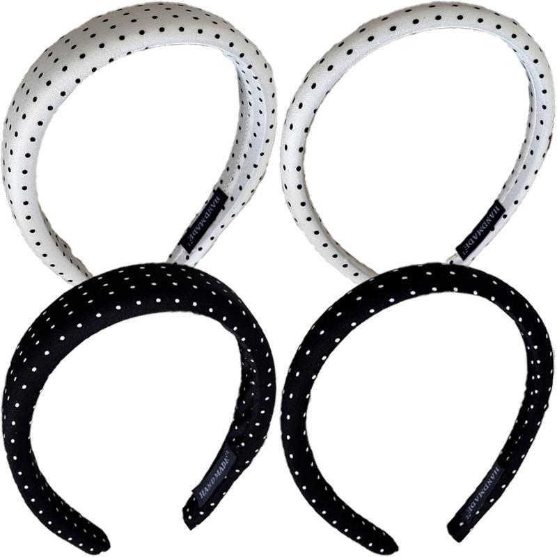 Polka Dot Wide-brimmed Headbands Women's Korean Simple Versatile Hair Band Hair Accessories
