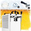 Kontakt 40/K – Système tirage bière 2 lignes, 50l/h, sec, acier inox, pompe membrane, Green Line