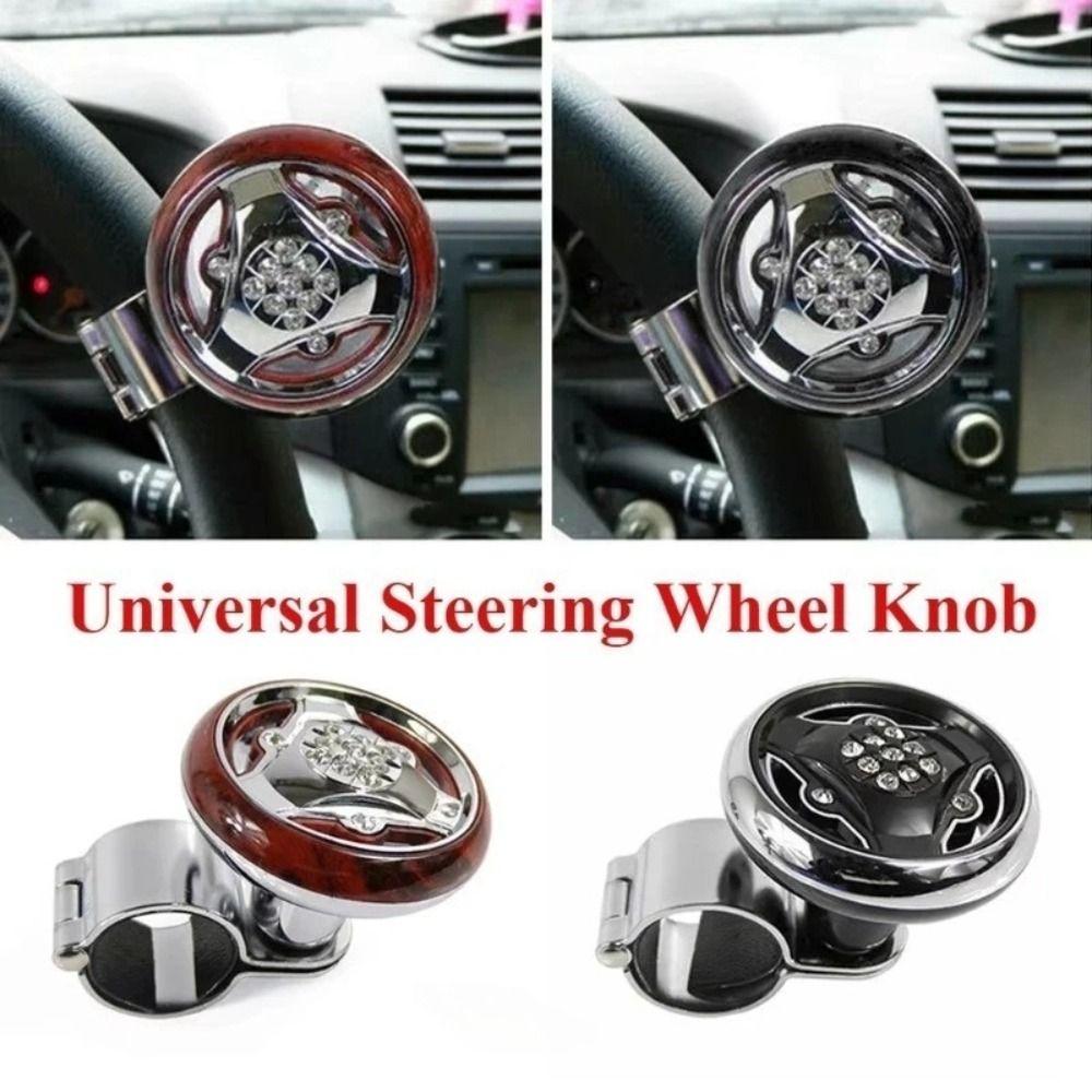 ABS Steering Wheel Spinner Knob Rotating Car Accessories Universal Steering Wheel Ball Handle Auto