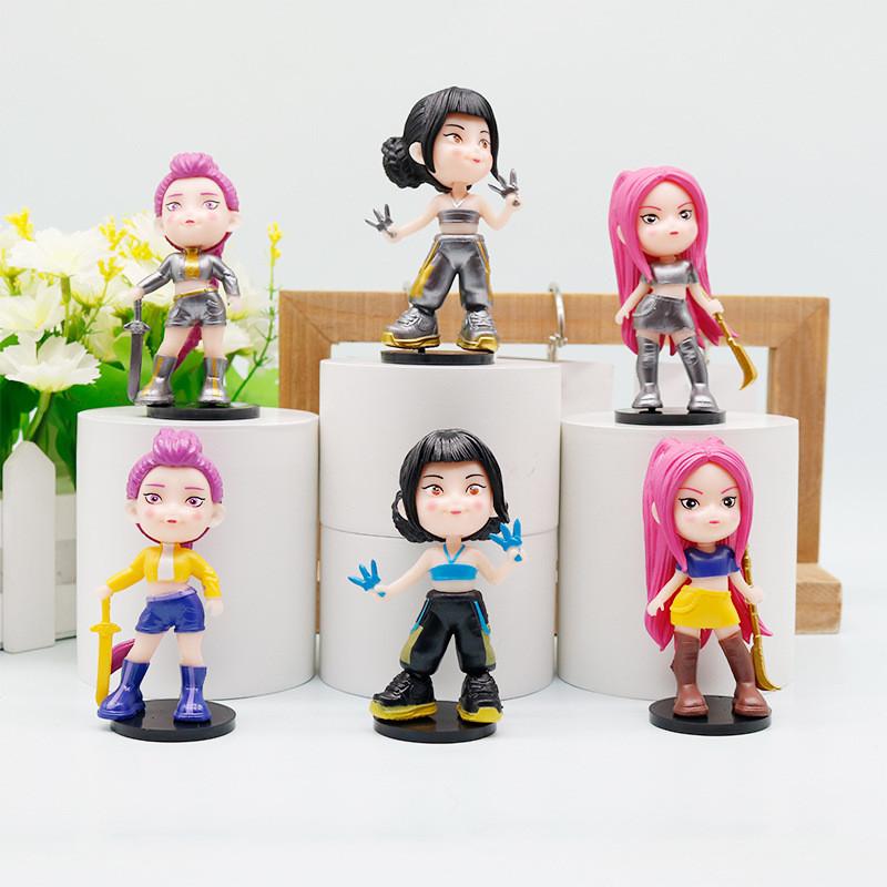 Kpop Demon Hunters Pvc Figurine Collectible Desk Decor For Fans And Gifts