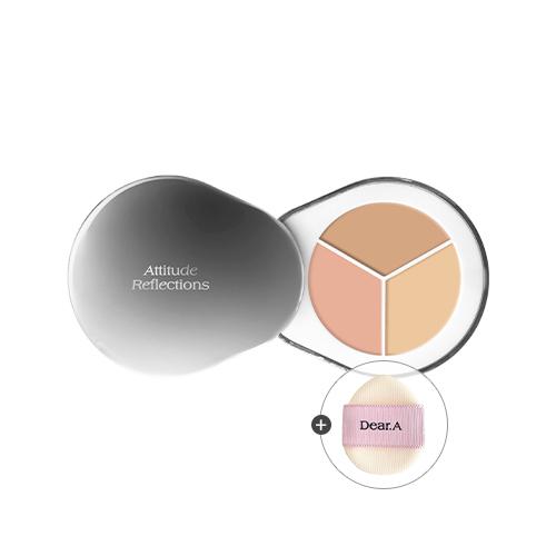 Dear.A Perfect Cover Concealer Palette (+ Cheek Balm & Finger Puff) 8-piece Special Offer