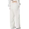 Nike Casual Pants Women's Ecru Moderate Straight Fit Pants HQ9194-133