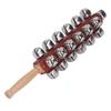 Wooden Handle Bells Children Funny Hand Jingle Bell Stick Musical Instrument Educational Toy for School