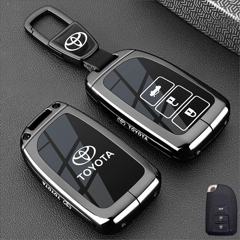 Compatible with Toyota Alphard Key Cover for Noah, Sienna, Sienta, Superb, Voxy, Tundra, Sequoia, and Truck Car Bag Buckle Shell