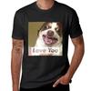 Mr Bubbs Loves You! T-Shirt Graphics Blouse  Design Your Own Quick Drying Oversized T Shirts for Men
