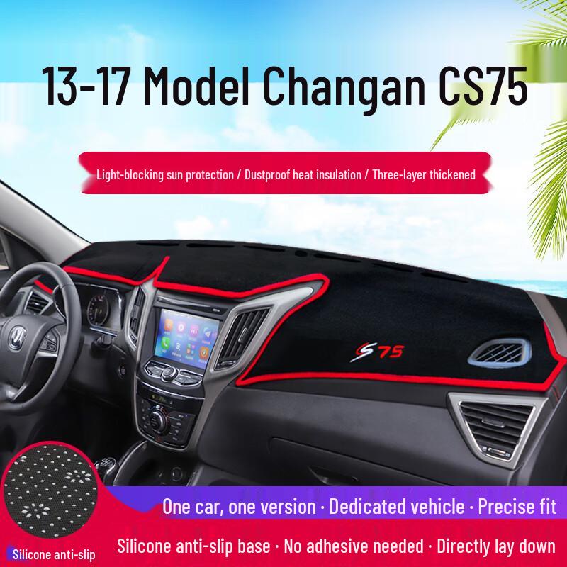 Changan 2023 CS75 Dashboard Sunshade Mat - Car Sun Protection and Heat Insulation Interior Decor.