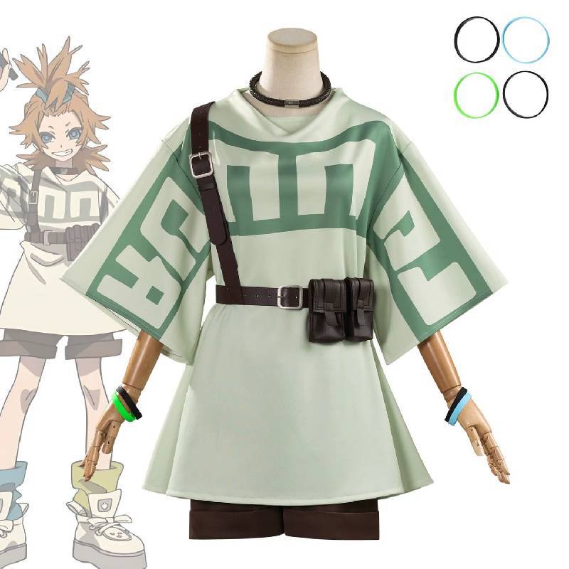 Gachiakuta Remlin Tysark Cosplay Outfit With Polyester Material For Anime Convention And Cosplay Events