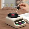 Retro Record Player Bluetooth Speaker with Ambient Light