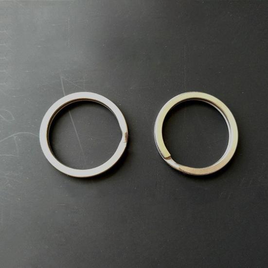 Титановый легкий прочный твердый разделенный брелок для ключей круглый брелок 18mm — фото 5