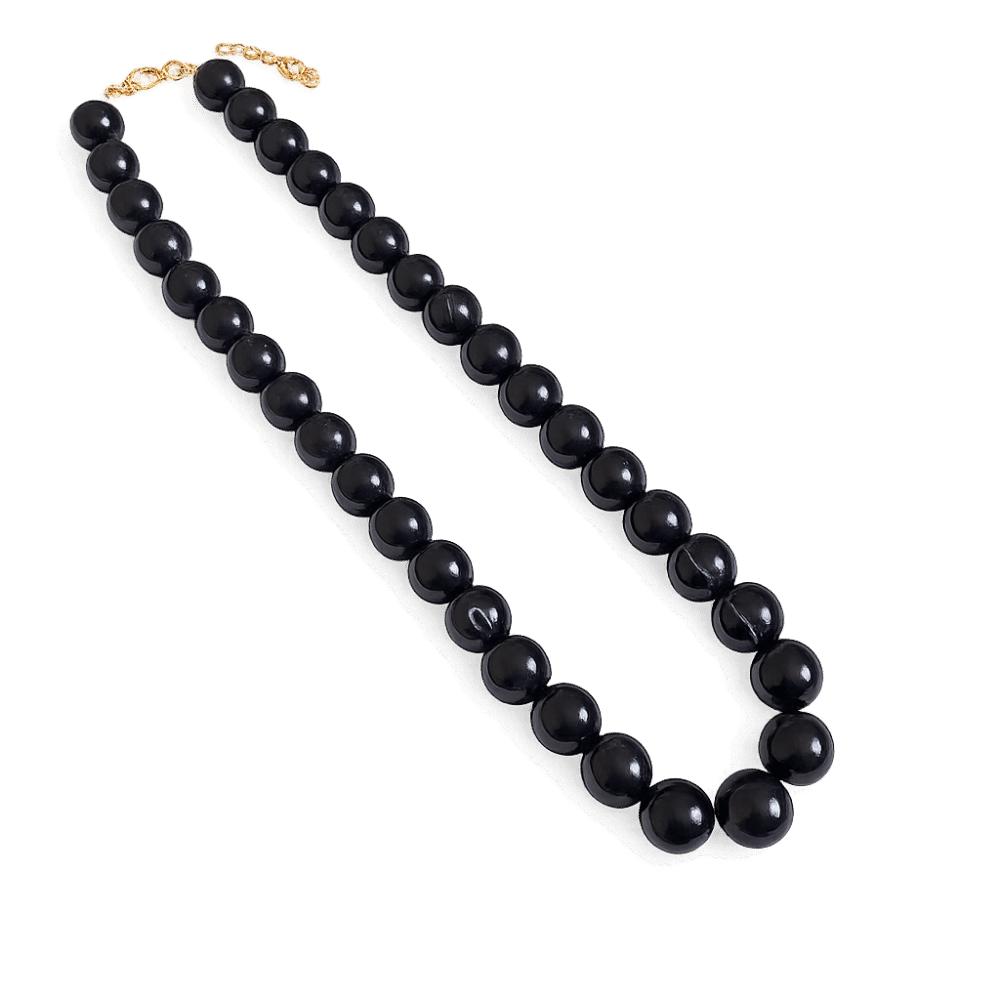 

Luxury Round Beads Collarbone Chain Vintage Bohemian Clavicle Jewelry Gift чёрный
