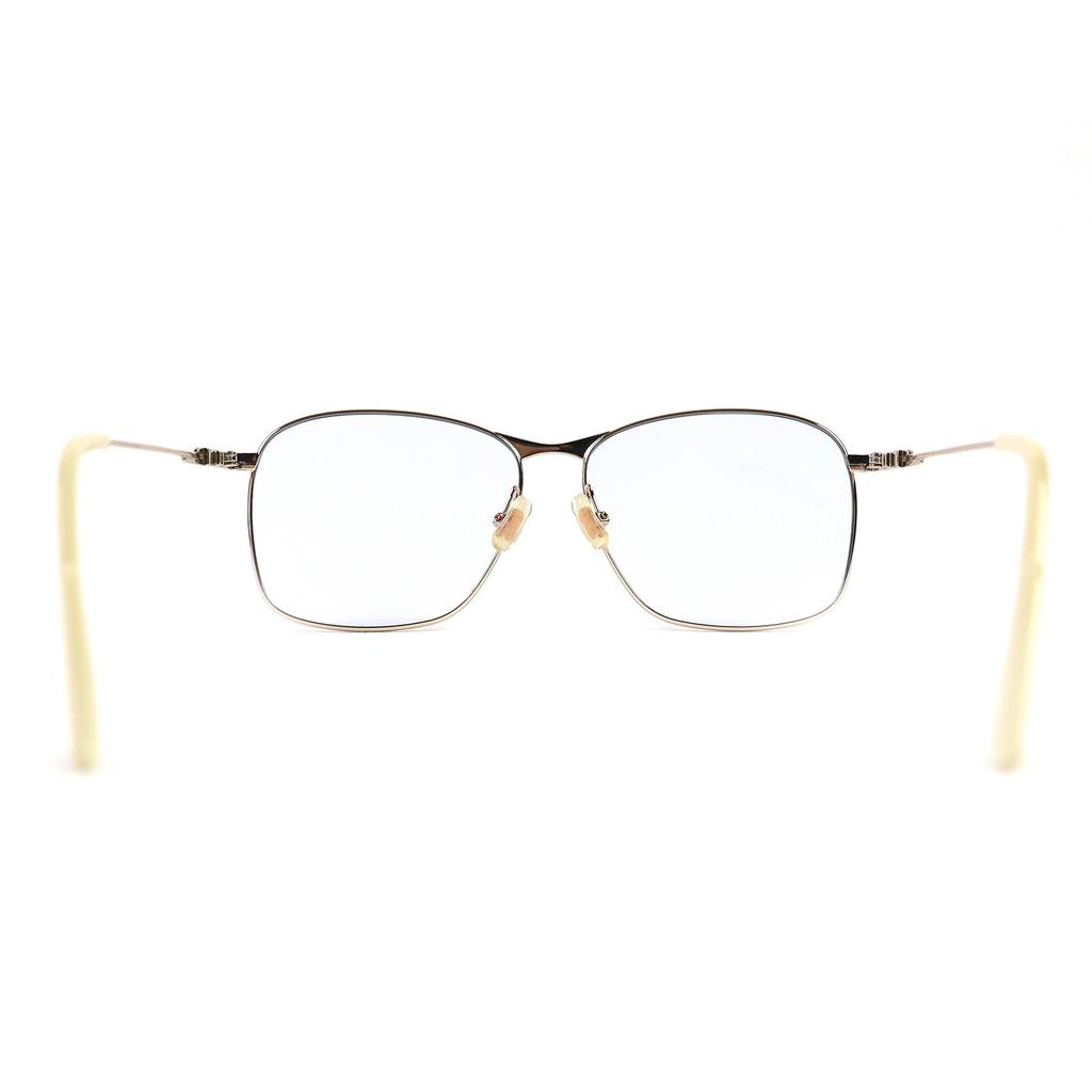 Pristine GENTLE MONSTER Sunglasses MORA-031 Square Frame: Gold Cream Mens Used