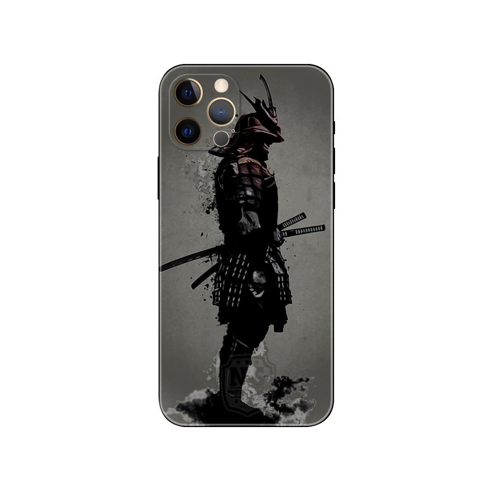 

Чехол для телефона Japan The samurai Ninja для iPhone 5 5s 2020se 6 6s 7 8 plus x 10 XR XS 11 12 13 mini pro MAX черная задняя крышка из ТПУ iphone 13pro MAX